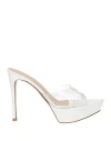 Gianvito Rossi Betty 130mm Platform Sandals In White