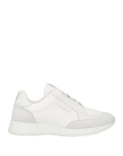 Gianvito Rossi Woman Sneakers White Size 6 Leather, Textile Fibers
