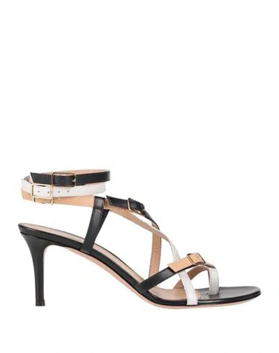 Gianvito Rossi Woman Thong Sandal Sand Size 8 Calfskin In Beige