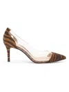 Gianvito Rossi Womens Animal Print Pump In Multi