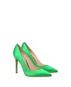 Gianvito Rossi Gianvito 85 Satin Pumps In Green Satin