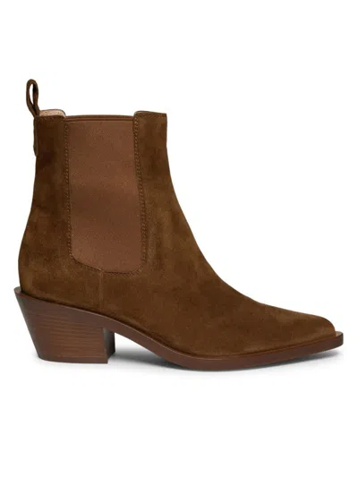 Gianvito Rossi Women's 45mm Suede Booties In Texas