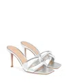 Gianvito Rossi Women's Amour Sandals In Silver