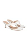 Gianvito Rossi Leather Heeled Thong Sandals