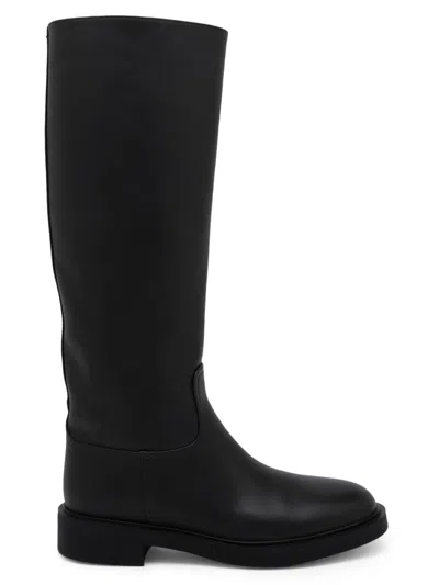 Gianvito Rossi Women's Ascott Leather Knee-high Boots In Black