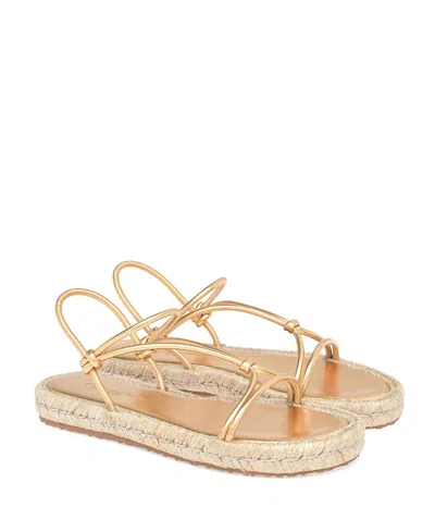Gianvito Rossi Women's Bali Espadrillas In Gold