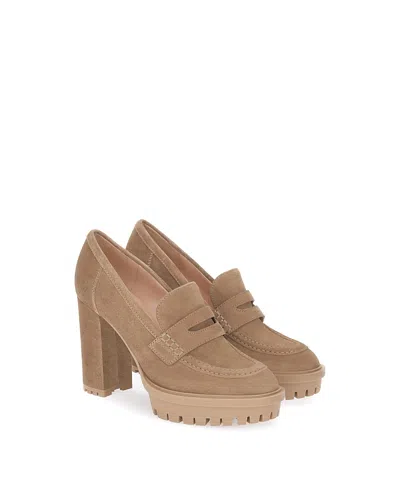 Gianvito Rossi Women's Barry Mocassin Pumps In Blue