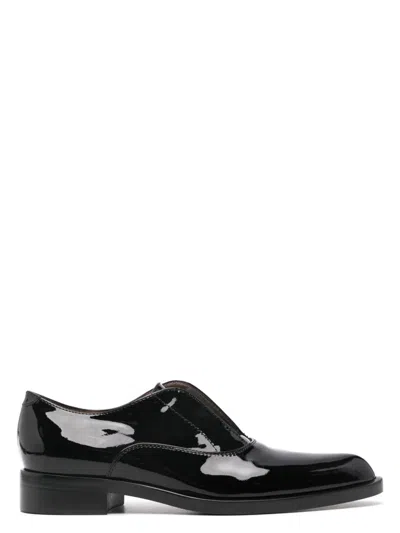 GIANVITO ROSSI WOMEN'S BAXETER LACE-UP PATENT LEATHER