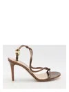 Gianvito Rossi Black Mamba 85 Sandals In Brown