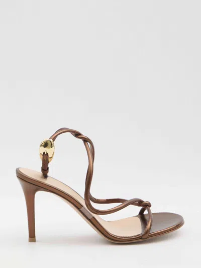 GIANVITO ROSSI GIANVITO ROSSI WOMEN BLACK MAMBA 85 SANDALS