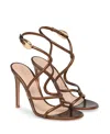 Gianvito Rossi Women's Black Mamba Sandal