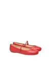 Gianvito Rossi Woman Ballet Flats Red Size 8 Leather In Red