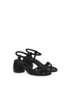 Gianvito Rossi Knot-strap 70mm Leather Sandals In Black