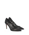 Gianvito Rossi Claudia 85 Pump In Black Fabric