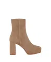 Gianvito Rossi Woman Ankle Boots Sand Size 8 Leather In Brown
