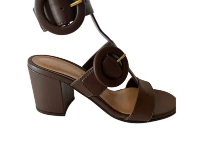 Gianvito Rossi Women's Double Buckle Sandal In Brown