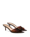 Gianvito Rossi Women's Elle 55 Mules In Brown