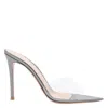 Gianvito Rossi Elle Pump Sandals In Silver
