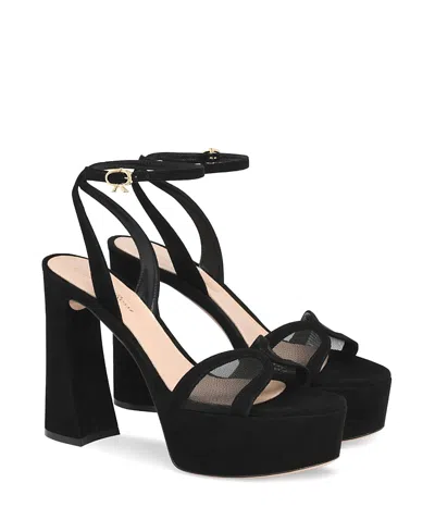 Gianvito Rossi Women's Falene Platform Sandals In Black