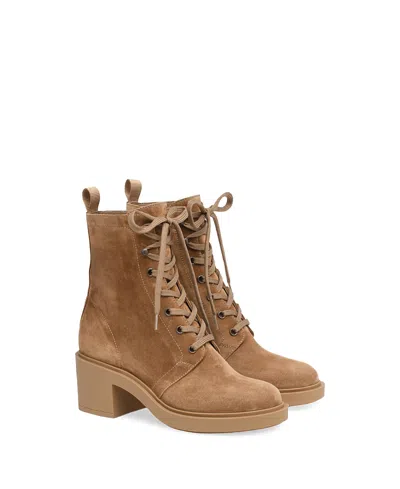Gianvito Rossi Women's Foster Biker Boots In Light Brown