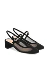 Gianvito Rossi 45mm Francoise Pumps In Black