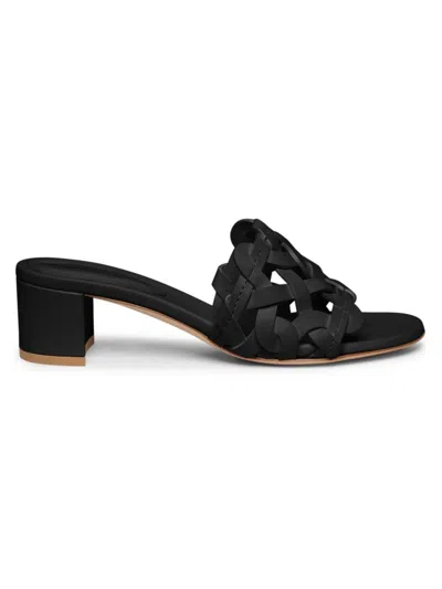 Gianvito Rossi Women's G10025 Leather Sandals In Black