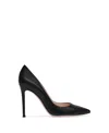 Gianvito Rossi Gianvito 105mm Leather Pumps In Black Leather