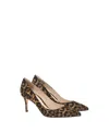 Gianvito Rossi Leopard Print Suede Pumps In Leopard Print