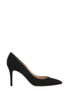 Gianvito Rossi Gianvito 105 Pointed Toe Pumps In Black Leather In Black