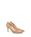 Gianvito Rossi Gianvito 85 Suede Point-toe High-heel Pumps In Pink