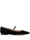Gianvito Rossi Crystal-embellished Pointed-toe Pumps In Black