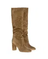 Gianvito Rossi Boots Woman Color Camel In Brown