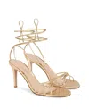 Gianvito Rossi Knot-detail Lace-up Sandals