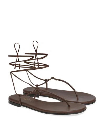 Gianvito Rossi Women's Gwyneth Flat In Brown