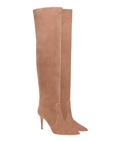 Gianvito Rossi Women's Hansen Cuissard Boot In Animal Print