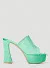 Gianvito Rossi Women Holly High Heel Mules In Green