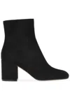 Gianvito Rossi Women Joelle Suede Leather Ankle Boots In Black
