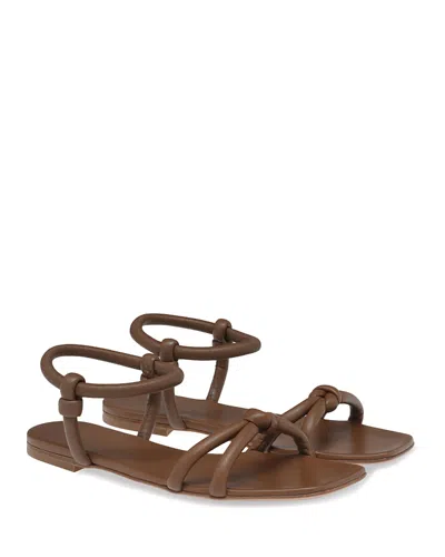 Gianvito Rossi Women's Juno 05 Flats Sandals In Brown