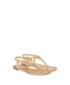 Gianvito Rossi Women's Juno 05 Thong Sandals In Gold Tone