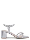 Gianvito Rossi Juno 55 Sandals In Silver