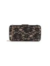 Gianvito Rossi Women's Lace Clutch In Brown