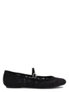 Gianvito Rossi Women's Leather Ballerina Shoes In Black