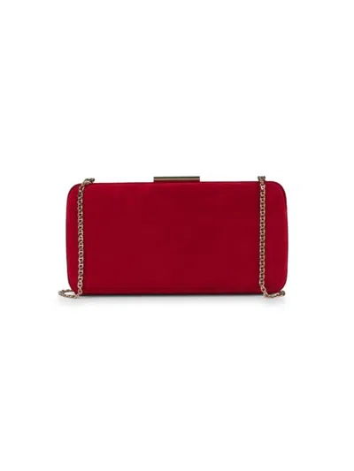 Gianvito Rossi Women's Leather Clutch In Red