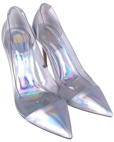 Pre-owned Gianvito Rossi Women's Leather Plexi Laser Pump (authentic Pre-loved) In Multi