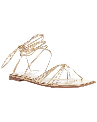 Pre-owned Gianvito Rossi Women's Leather Sylvie Leather Strappy Flat Gladiator Sandal (authentic Pre-loved)