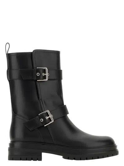 GIANVITO ROSSI WOMEN'S LEATHER THIAGO ANKLE BOOTS