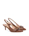 Gianvito Rossi Leith Pumps In Brown