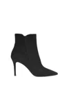 Gianvito Rossi Levy 85 Suede Ankle Boots In Black