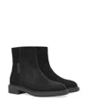 Gianvito Rossi Logo Short Boots In Black
