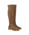 Gianvito Rossi Suede Over-the-knee Boots In Brown